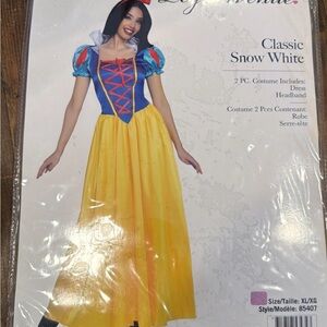 Leg Avenue Classic Snow White Women’s Costume - Brand New
